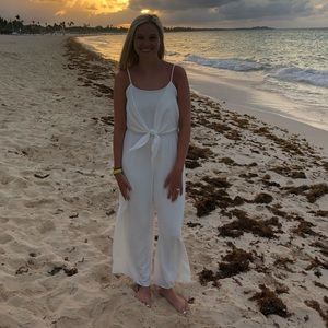 Everly White Jumpsuit